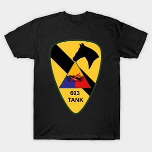 603rd Medium Tank Co  - 1st Cav wo Txt T-Shirt